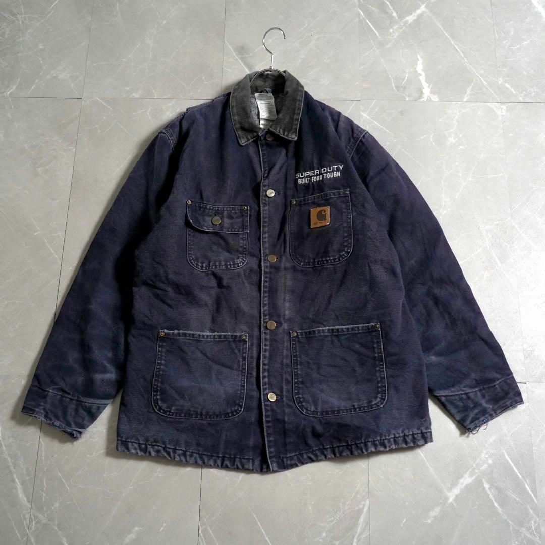 【Carhartt】カーハート ブラックミシガンチョアコート ダック地ジャケット