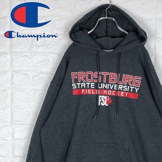 チャンピオン(Champion)のチャンピオン 超ゆるだぼ プルオーバー カレッジパーカー 裏起毛 刺繡ロゴ(パーカー)