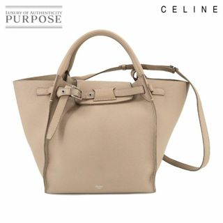 セリーヌ(celine)のセリーヌ CELINE ビッグバッグ スモール ウィズ ロングストラップ 2way ハンド ショルダー バッグ レザー ベージュ 183313 VLP 90205838(ハンドバッグ)