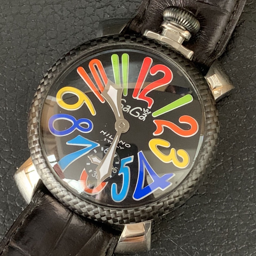 GaGa MILANO マニュアーレ時計48mm - 腕時計(アナログ)