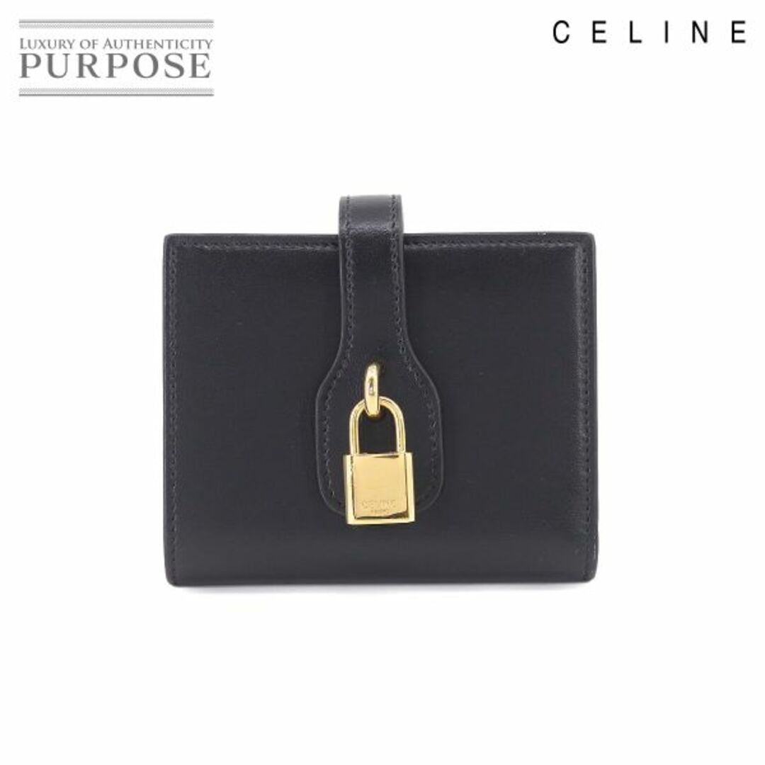 celine - セリーヌ CELINE スモール ストラップ ウォレット 二つ折り