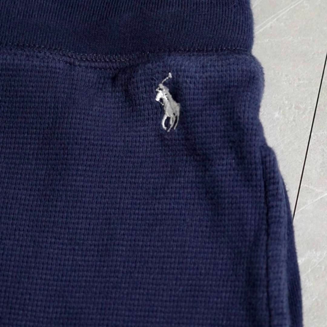 Ralph Lauren(ラルフローレン)のラルフローレン　スウェットパンツ　ネイビー　M サーマル生地　紺　90s メンズのパンツ(その他)の商品写真