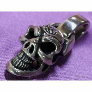 BWL Large Good Luck Skull Pendant 925