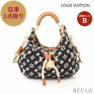 ルイヴィトン(LOUIS VUITTON)のビュルMM ブルーマリーヌ ショルダーバッグ ナイロン レザー ダークネイビー マルチカラー 2010クルーズコレクション(ショルダーバッグ)