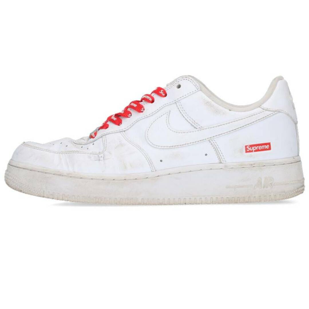 SUPREME シュプリーム ×NIKE ナイキ CU9225-100 AIR FORCE 1 LOW SP エアフォース シューズ ホワイト サイズUS10=28cm 正規品 / 30946