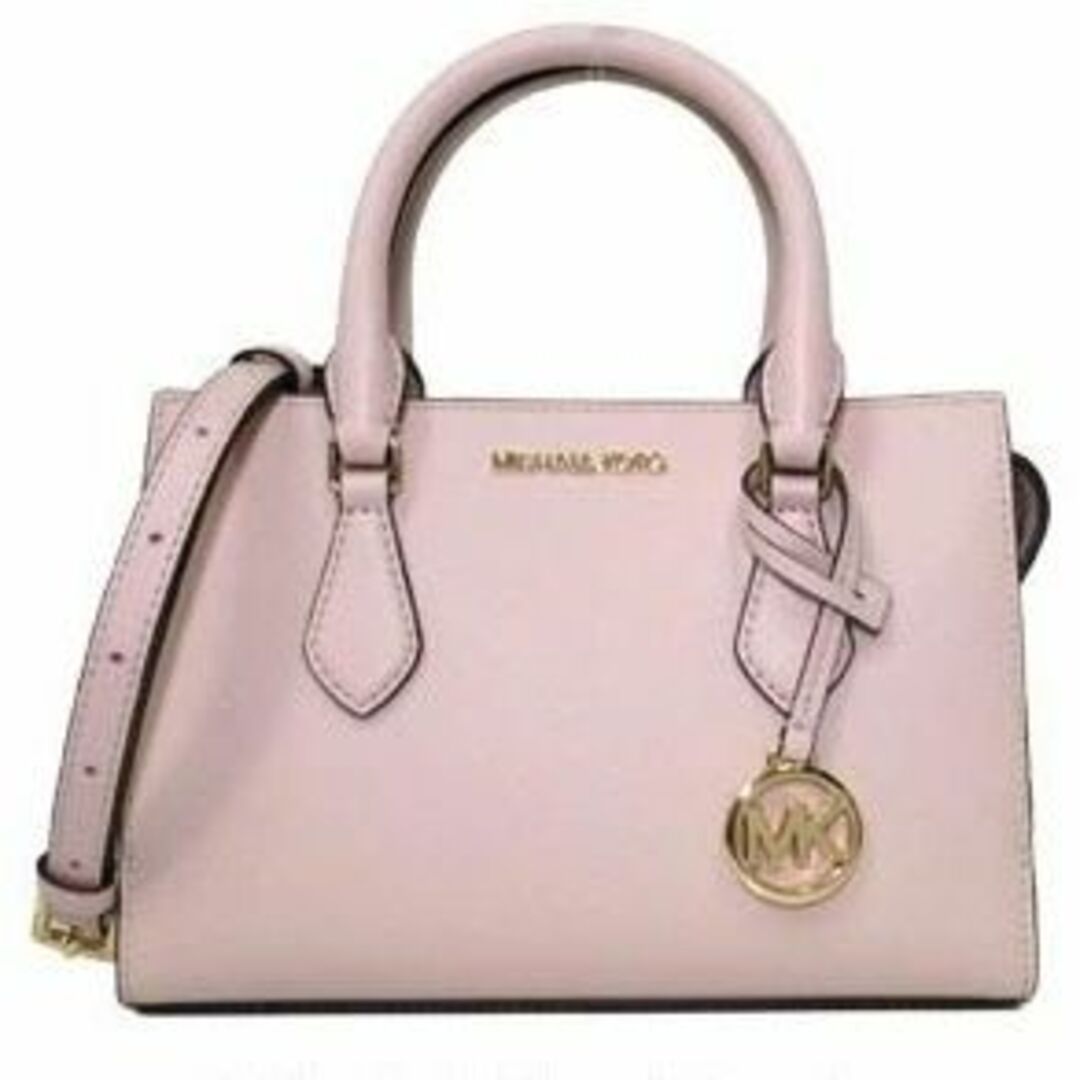 【新品】マイケルコース バッグ ハンドバッグ MICHAEL KORS シェイラ PVC スモール センタージップ 2WAY サッチェル 斜めがけ 35S3S6HS5L / 35S3G6HS5L POWDER BLUSH (ピンク系)  アウトレット レディース SHEILA / SM CNTER ZIP SATCHEL / NON-LEATHER VEGANパウダーブラッシュ内側