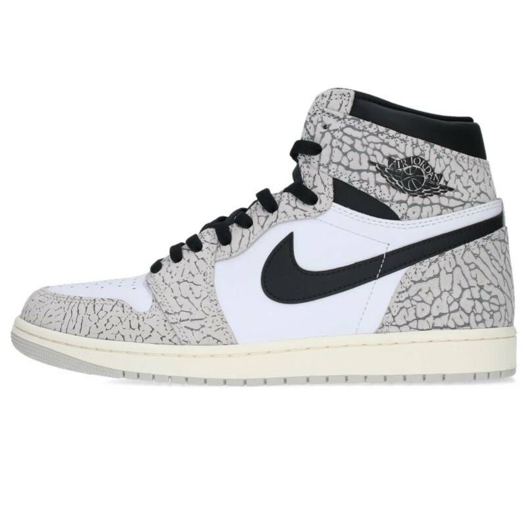 ナイキ  AIR JORDAN1 HIGH OG DZ5485-052 エアジョーダン1 ハイ ホワイトセメントスニーカー メンズ 29cm