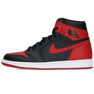 ナイキ(NIKE)のナイキ  AIR JORDAN 1 RETRO HIGH OG BANNED 555088-001 エアジョーダン1レトロハイオージーバンドスニーカー メンズ 28.5cm(スニーカー)