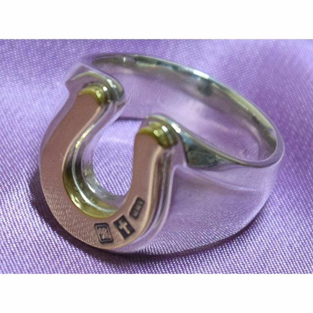 S.O.S. Combination Horseshoe Ring SV/BRS