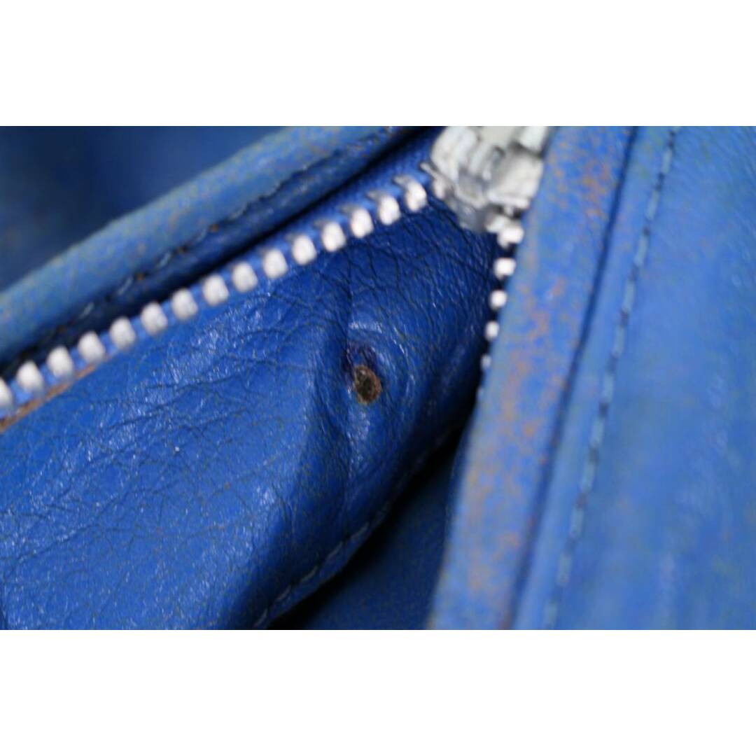 HELMUT LANG(ヘルムートラング)のヘルムートラング  アストロバイカー ファー付擦れヴィンテージ加工レザージャケット レディース 38 レディースのジャケット/アウター(その他)の商品写真