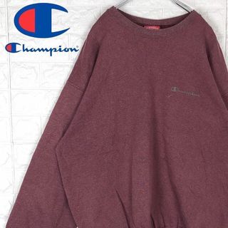 チャンピオン(Champion)のチャンピオンくすみカラー スウェット ユニセックストレーナー刺繍ワンポイントロゴ(スウェット)