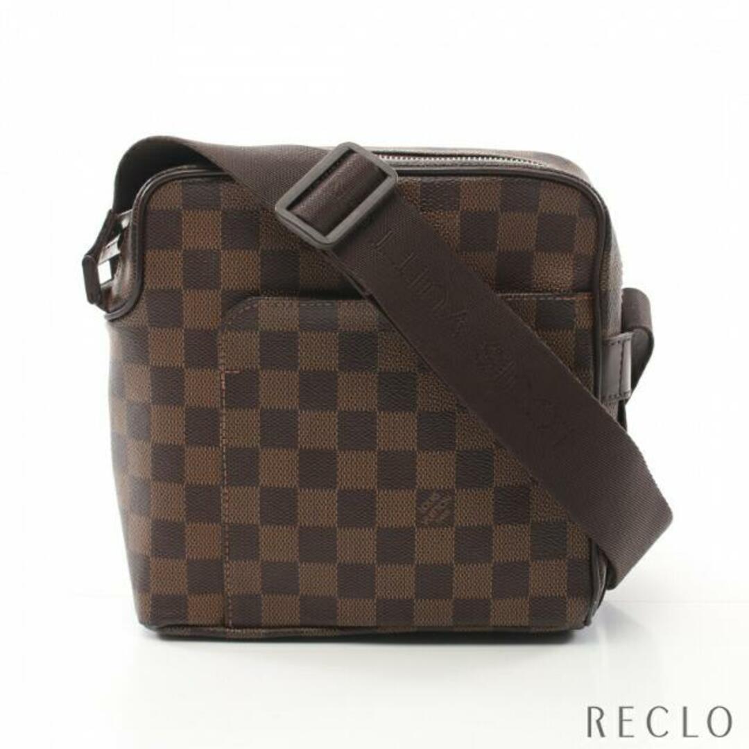 LOUIS VUITTON - オラフPM ダミエエベヌ ショルダーバッグ PVC レザー