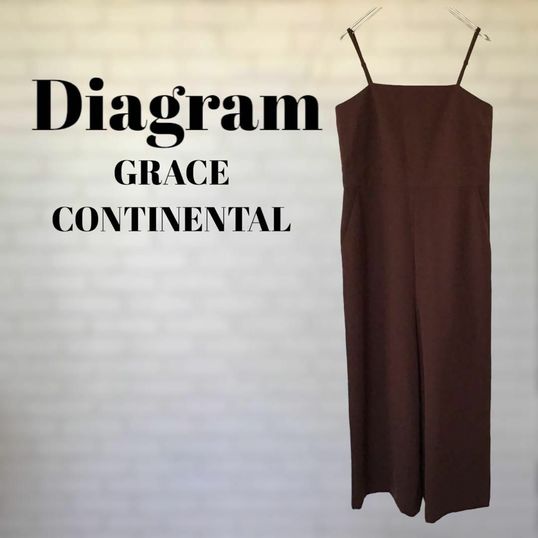GRACE CONTINENTAL(グレースコンチネンタル)のDiagram GRACE CONTINENTAL オールインワン/サロペット レディースのパンツ(オールインワン)の商品写真