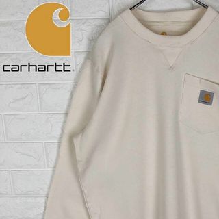 カーハート(carhartt)のカーハート 未使用美品 スウェット ゆるだぼ ワンポイントロゴ 90s 新品(スウェット)