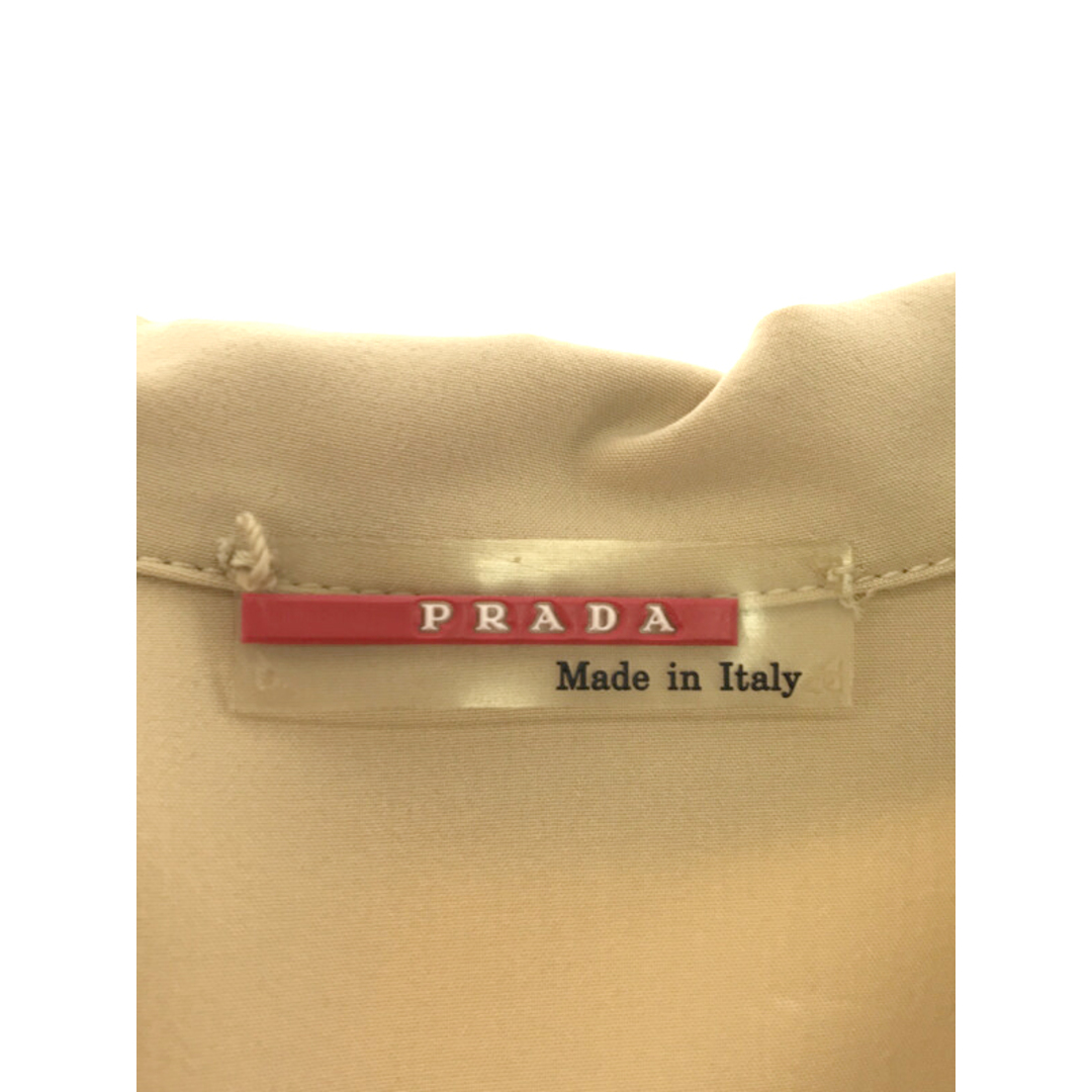 PRADA(プラダ)のPRADA SPORT プラダスポーツ ノースリーブストレッチブラウス ベージュ M レディースのトップス(シャツ/ブラウス(半袖/袖なし))の商品写真