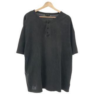 ショット(schott)のSchott ショット PIGMENT O/D SS HENLEY NECK T-SHIRT ヘンリーネックTシャツ チャコール 2XL(Tシャツ/カットソー(半袖/袖なし))