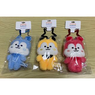 ビーティーイシビル(BT21)のBT21 5周年 レインボーカラーマスコット MANG レッド ブルー イエロー(キャラクターグッズ)