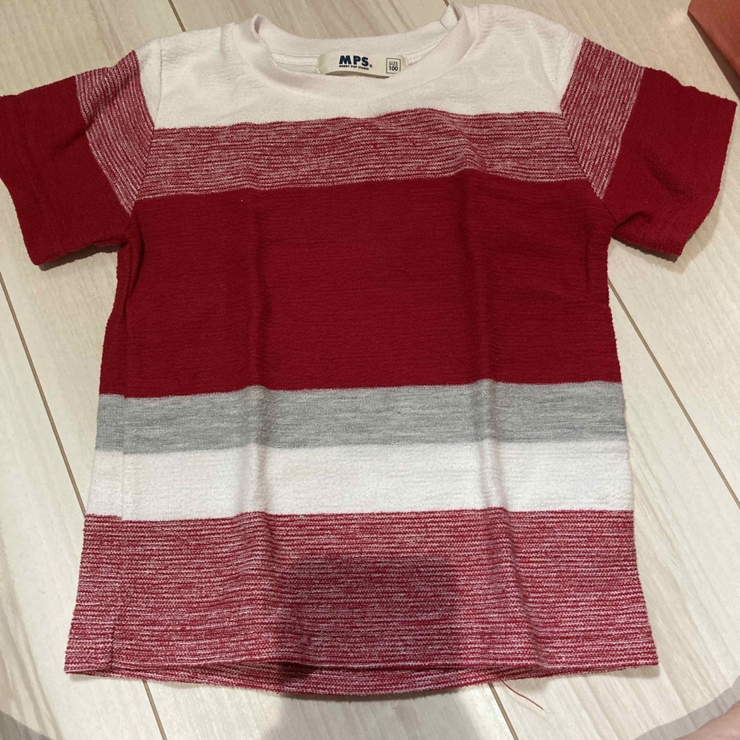 MPS(エムピーエス)のボーダーシャツ キッズ/ベビー/マタニティのキッズ服男の子用(90cm~)(Tシャツ/カットソー)の商品写真