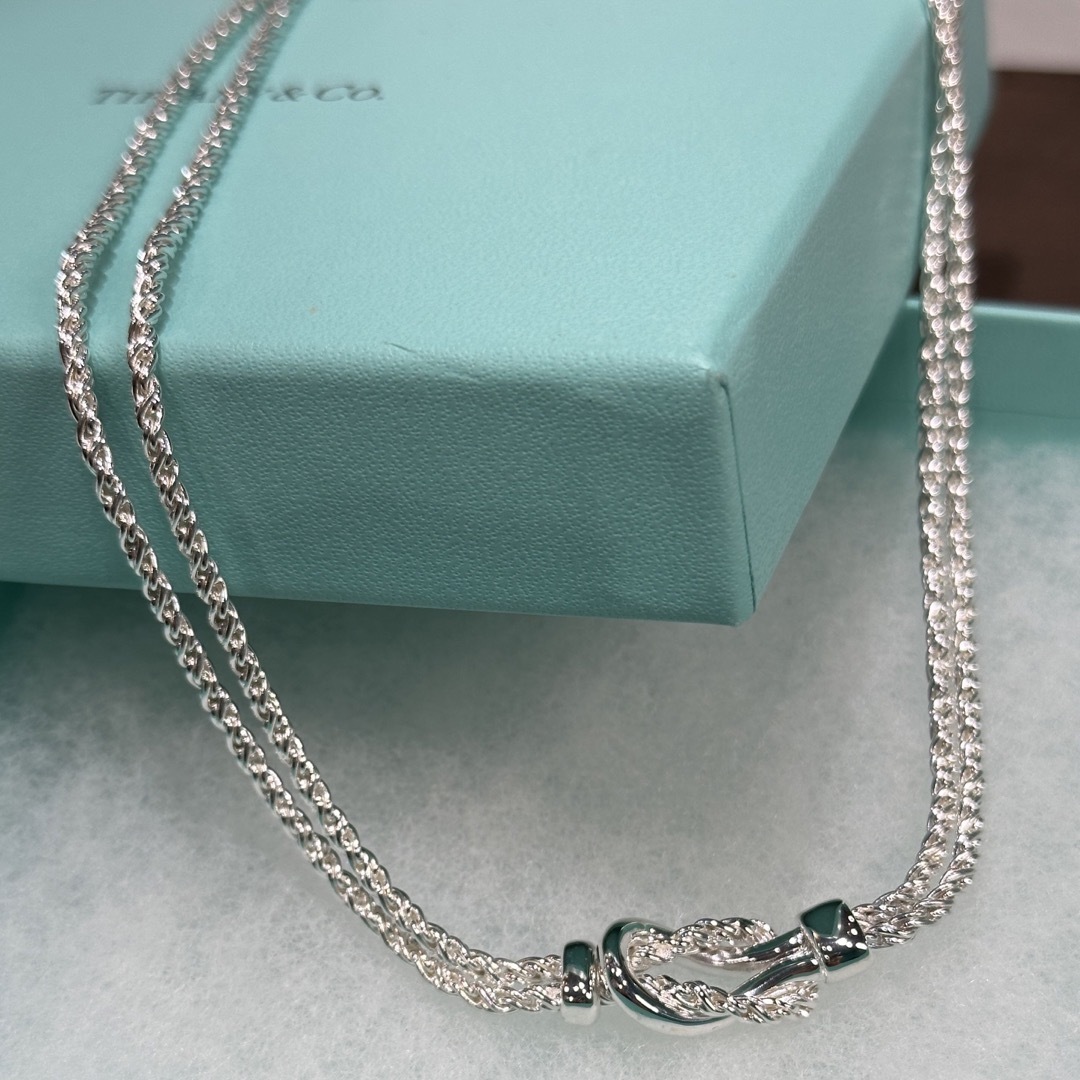 Tiffany & Co. - 【超美品】Tiffany&Co.925ダブルロープネックレスの ...