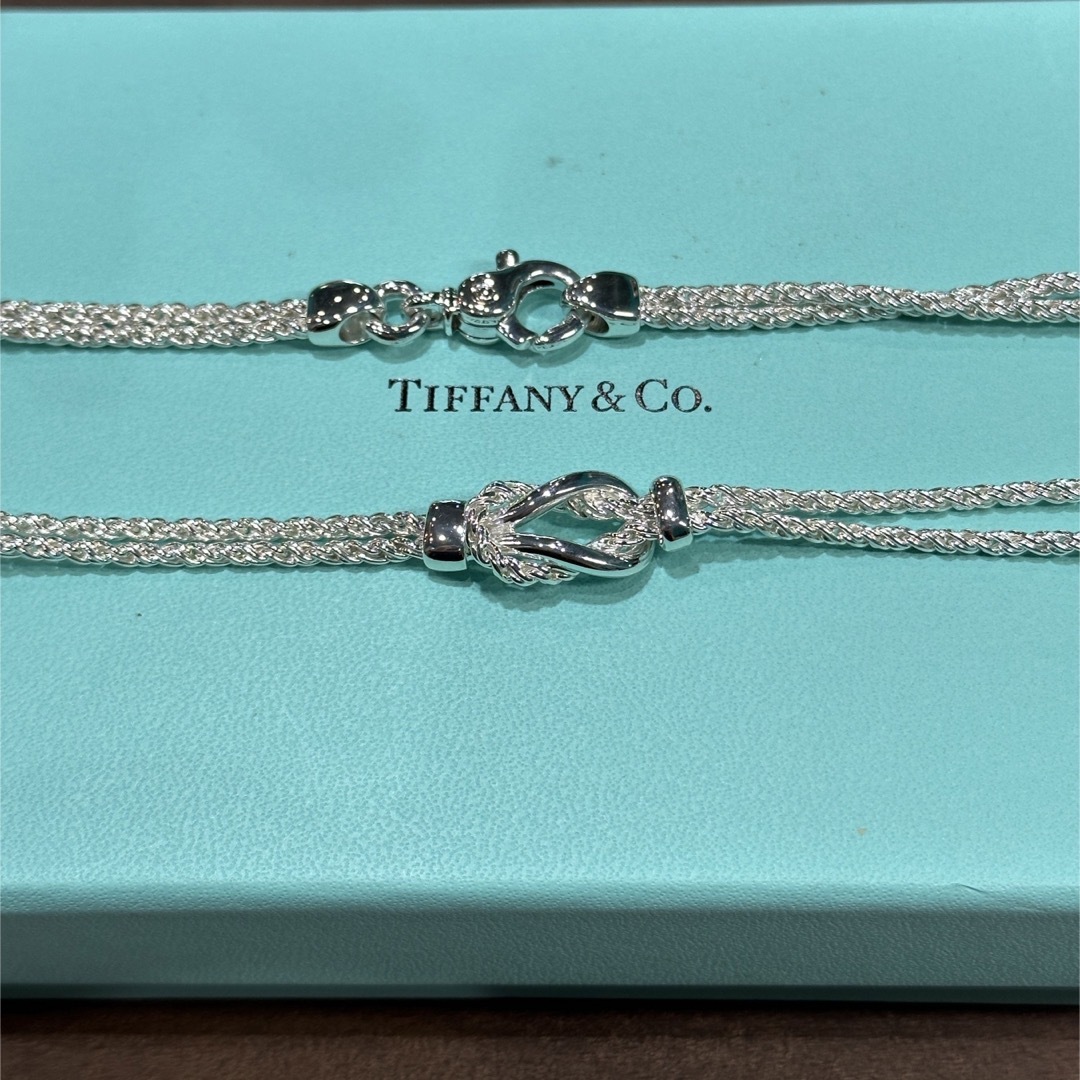 【超美品】Tiffany&Co.925ダブルロープネックレス