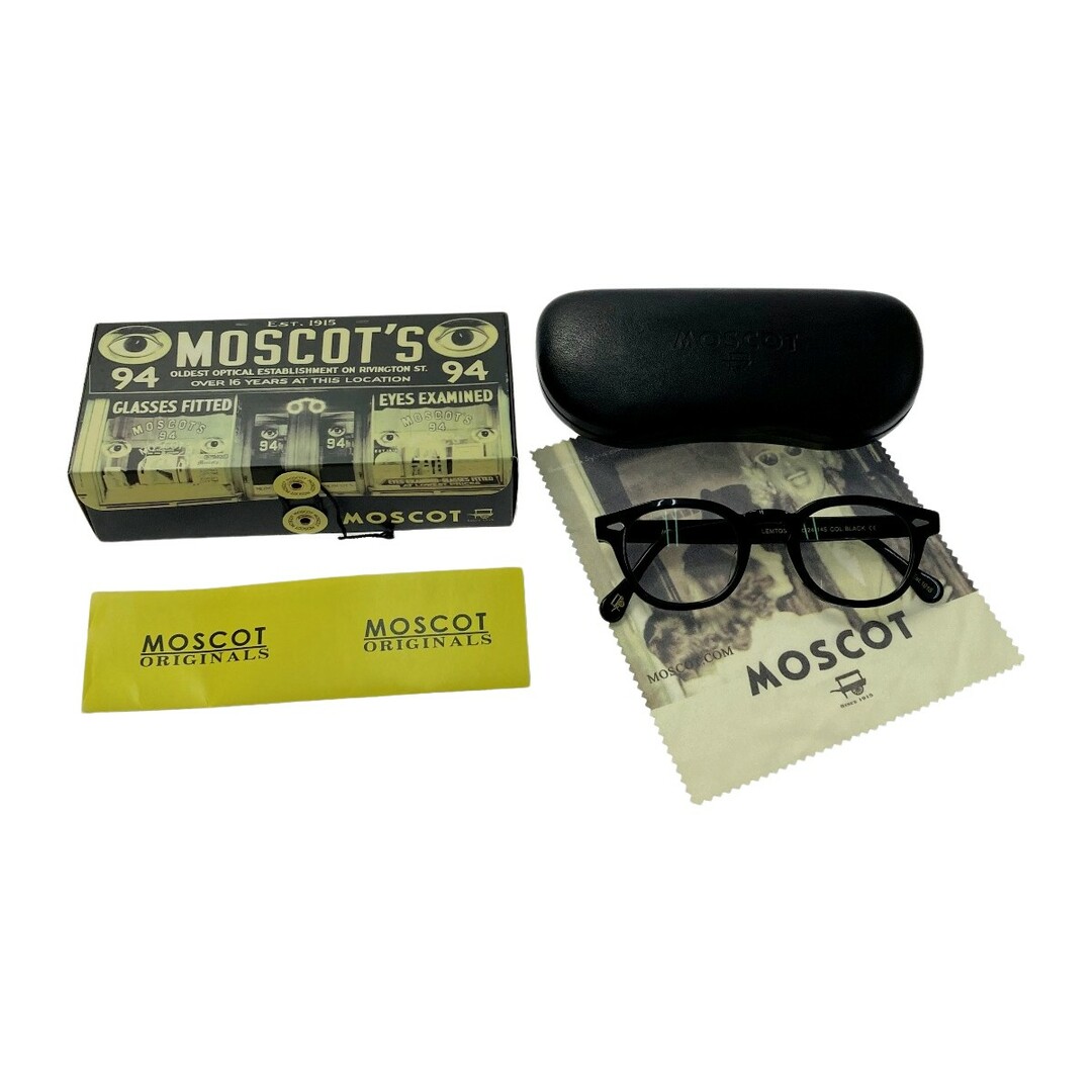 MOSCOT モスコット LEMTOSH レムトッシュ 46 メガネ フレーム ブラック