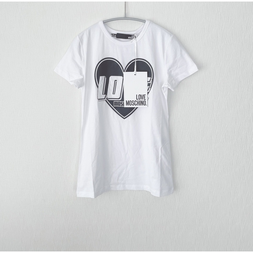 【新品】MOSCHINO  モスキーノ  ロゴ 半袖Tシャツ ホワイト