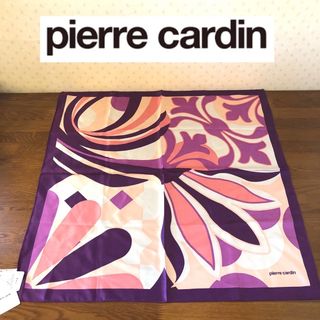 ピエールカルダン(pierre cardin)の★新品・タグ付き★匿名配送　ピエールカルダン　シルクスカーフ　日本製　秋冬コーデ(バンダナ/スカーフ)