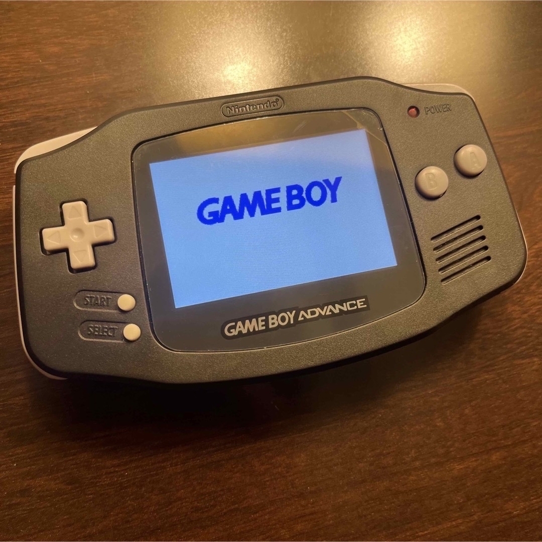 ゲームボーイアドバンス(ゲームボーイアドバンス)のGBA IPS液晶（V4.0）搭載 ブラック GAMEBOY ADVANCE  エンタメ/ホビーのゲームソフト/ゲーム機本体(携帯用ゲーム機本体)の商品写真