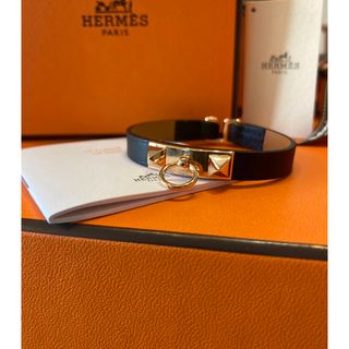 定番 人気アイテム エルメス HERMES 2021 グレナンH レザーブレスレット/グレー系 アクセサリー 編み込み 本革【2400013490870】