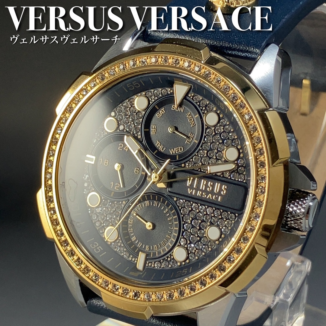 新品未使用メンズ腕時計海外ブランド ヴェルサーチェ Versusイタリア2084
