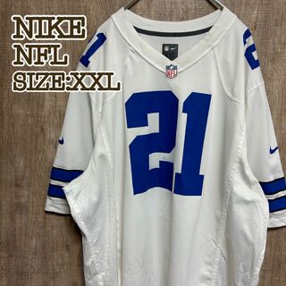 NIKE - NIKE ナイキ　NFL ダラス・カウボーイズ　ゲームシャツ　ホワイト　XXL