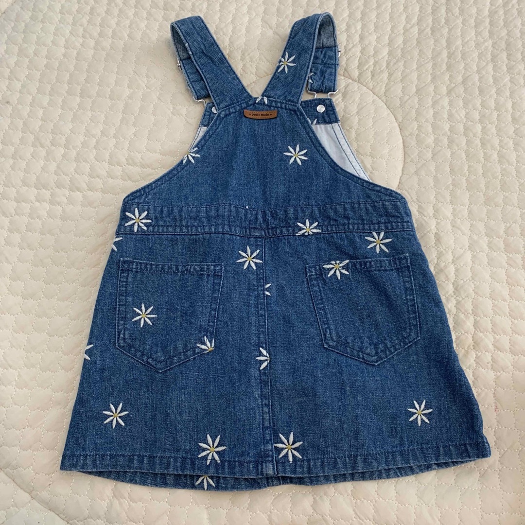 petit main(プティマイン)のPetit mainジャンパースカート キッズ/ベビー/マタニティのキッズ服女の子用(90cm~)(スカート)の商品写真