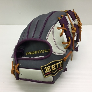 ZETT - 中古品 ゼット ZETT プロステイタス 軟式 内野手用オーダーグローブ 今宮型 7157