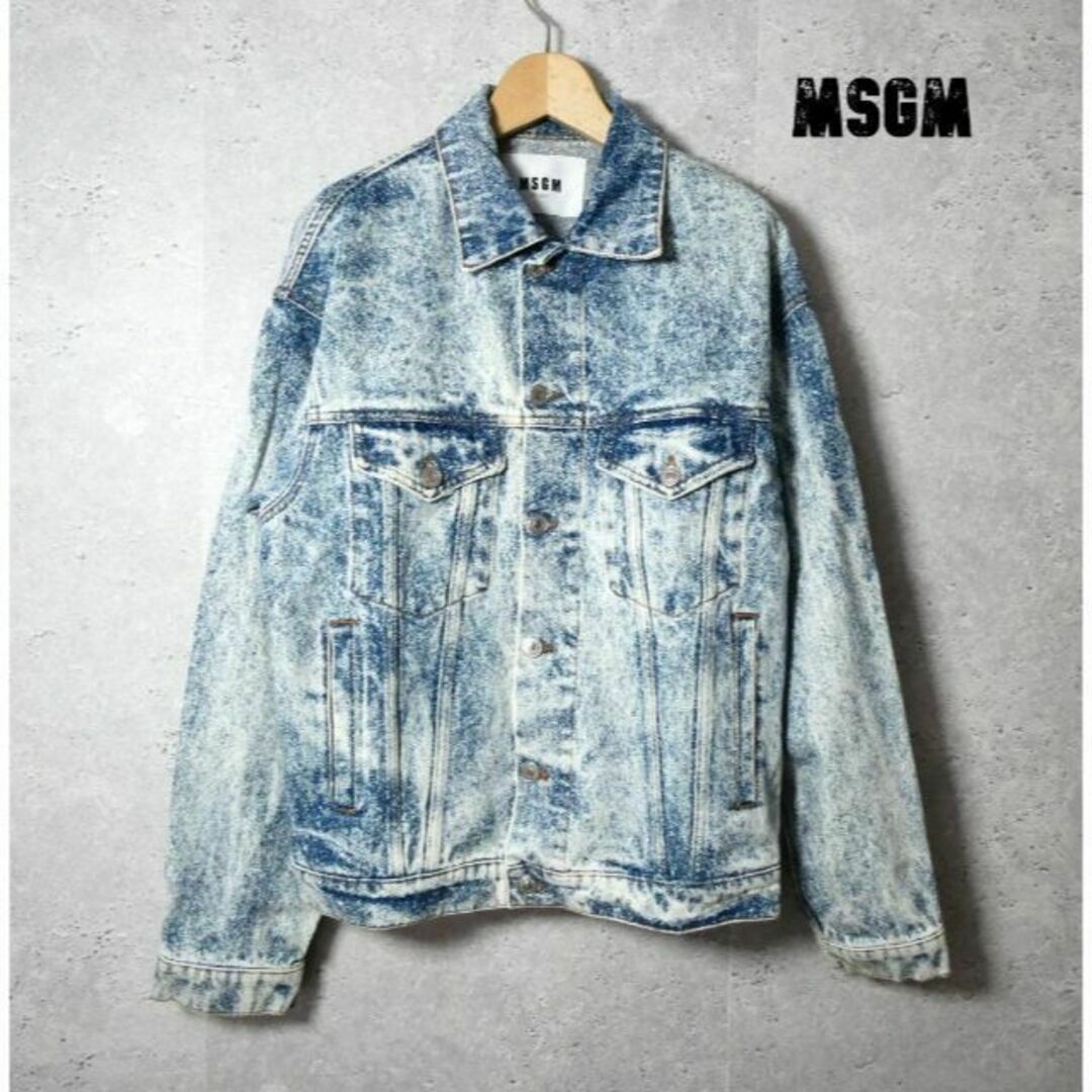 MSGM デニムジャケット　Gジャン