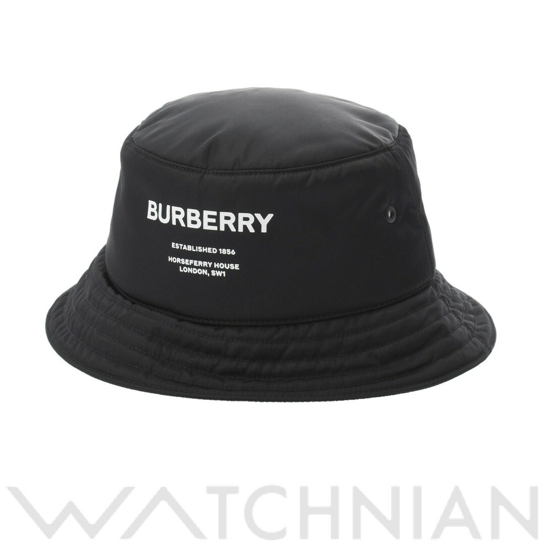 BURBERRY(バーバリー)の未使用 バーバリー BURBERRY 8044081 ユニセックス ハット ブラック ナイロン メンズの帽子(ハット)の商品写真