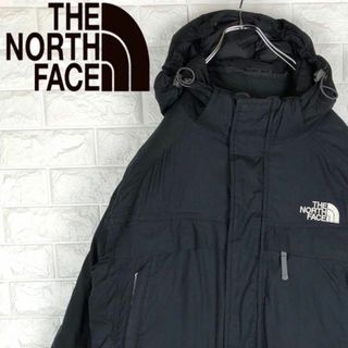 ザノースフェイス(THE NORTH FACE)のザノースフェイス 肉厚マウンテン ダウンジャケット 刺繍ロゴ ゆるだぼ ブラック(ダウンジャケット)