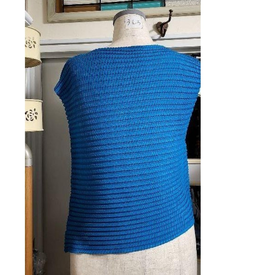 美品 ISSEY MIYAKE イッセイミヤケ 袖なし トップス カットソー-
