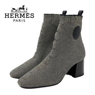 エルメス(Hermes)の未使用 エルメス HERMES ヴォルヴェール ブーツ ショートブーツ ソックスブーツ 靴 シューズ エクスリブリス(ブーツ)