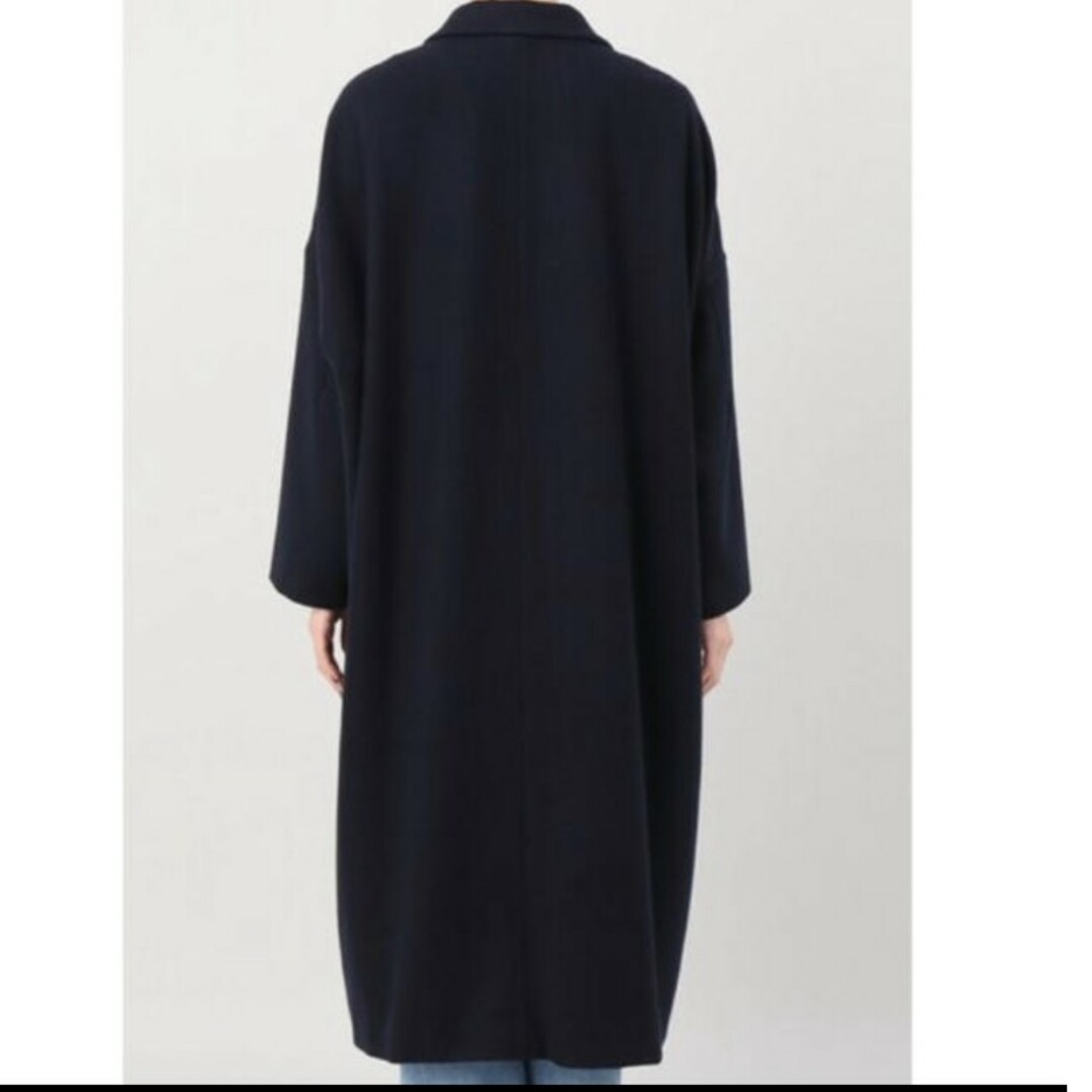 L'Appartement DEUXIEME CLASSE(アパルトモンドゥーズィエムクラス)のL'Appartement  Volume Coat ネイビー レディースのジャケット/アウター(チェスターコート)の商品写真