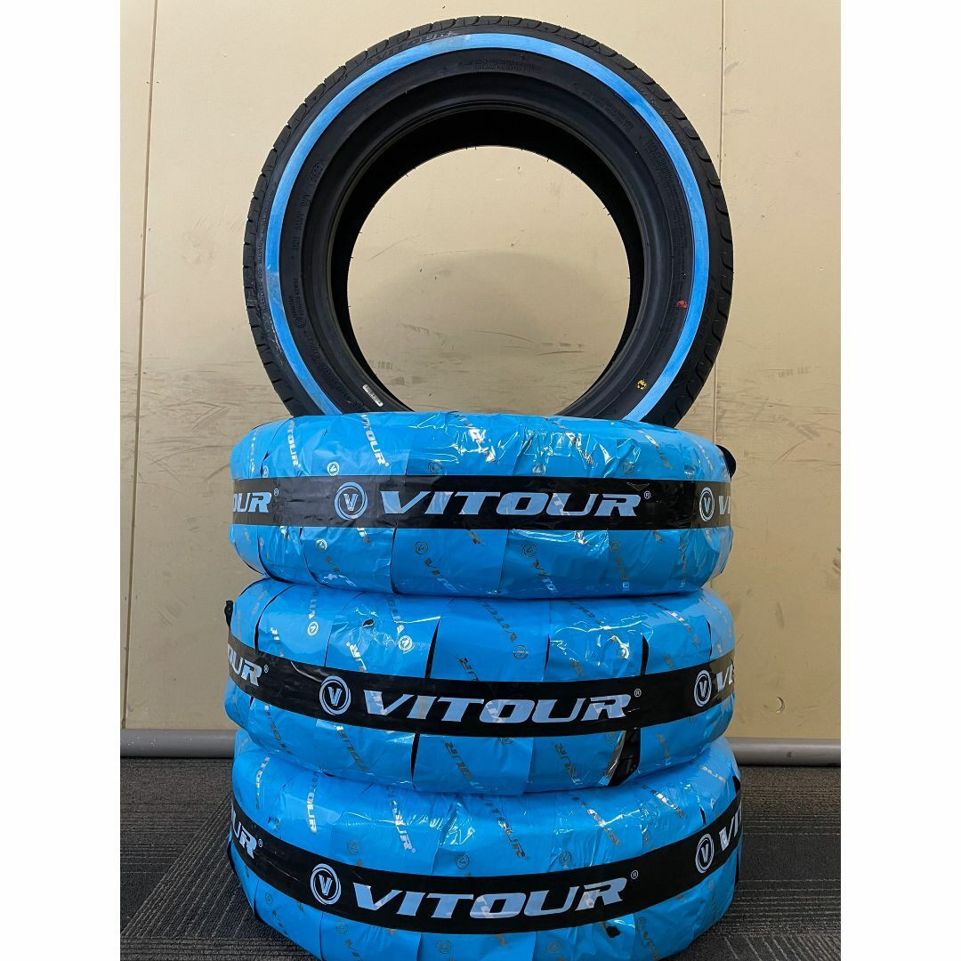 195/55R15 ホワイトリボン タイヤ 4本セット 送料無料!15インチの通販