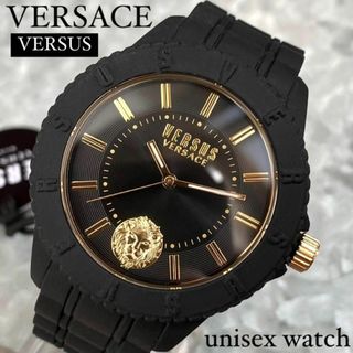 VERSACE - 正規品 新品☆ヴェルサーチ ヴェルサス腕時計ブラック