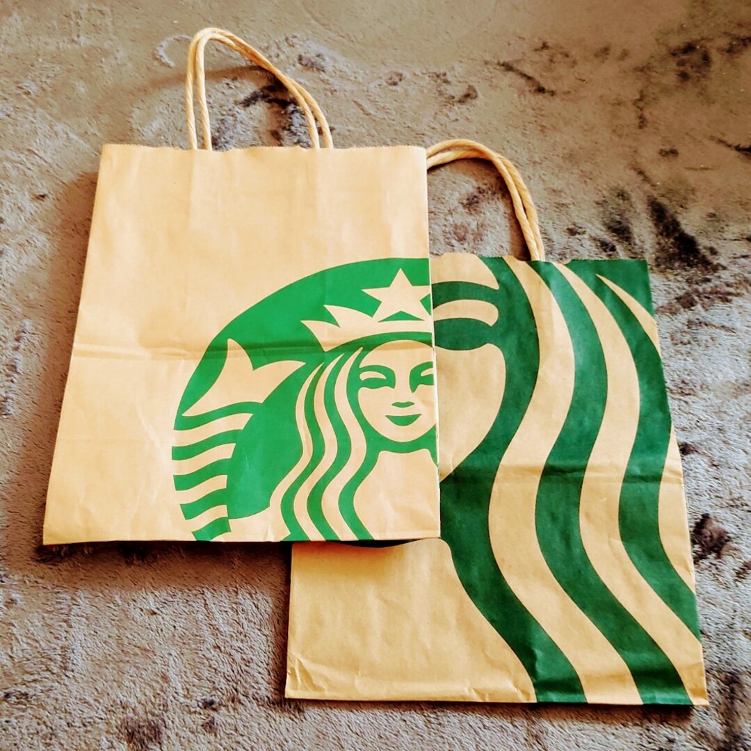 Starbucks(スターバックス)の【美品】ショップ袋2点セット☆STARBUCKS☆ レディースのバッグ(ショップ袋)の商品写真