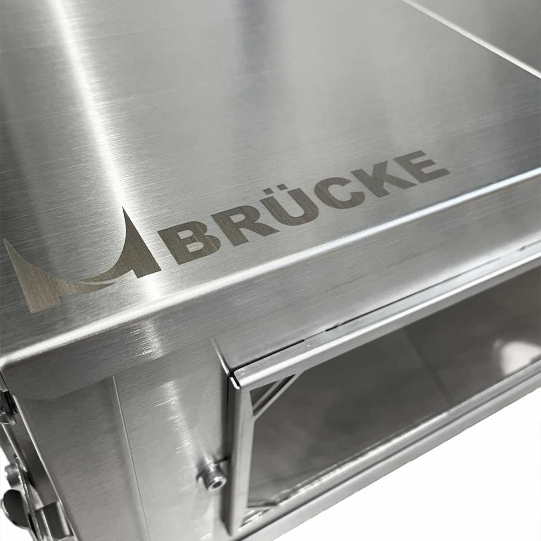 BRÜCKE(ブリュッケ) 折り畳み式薪ストーブ ソロキャンプ用 簡単組立 コン
