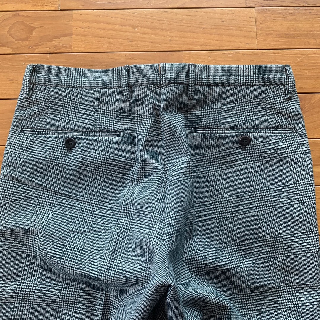INCOTEX フランネルウール チェックパンツ 46インコテックス