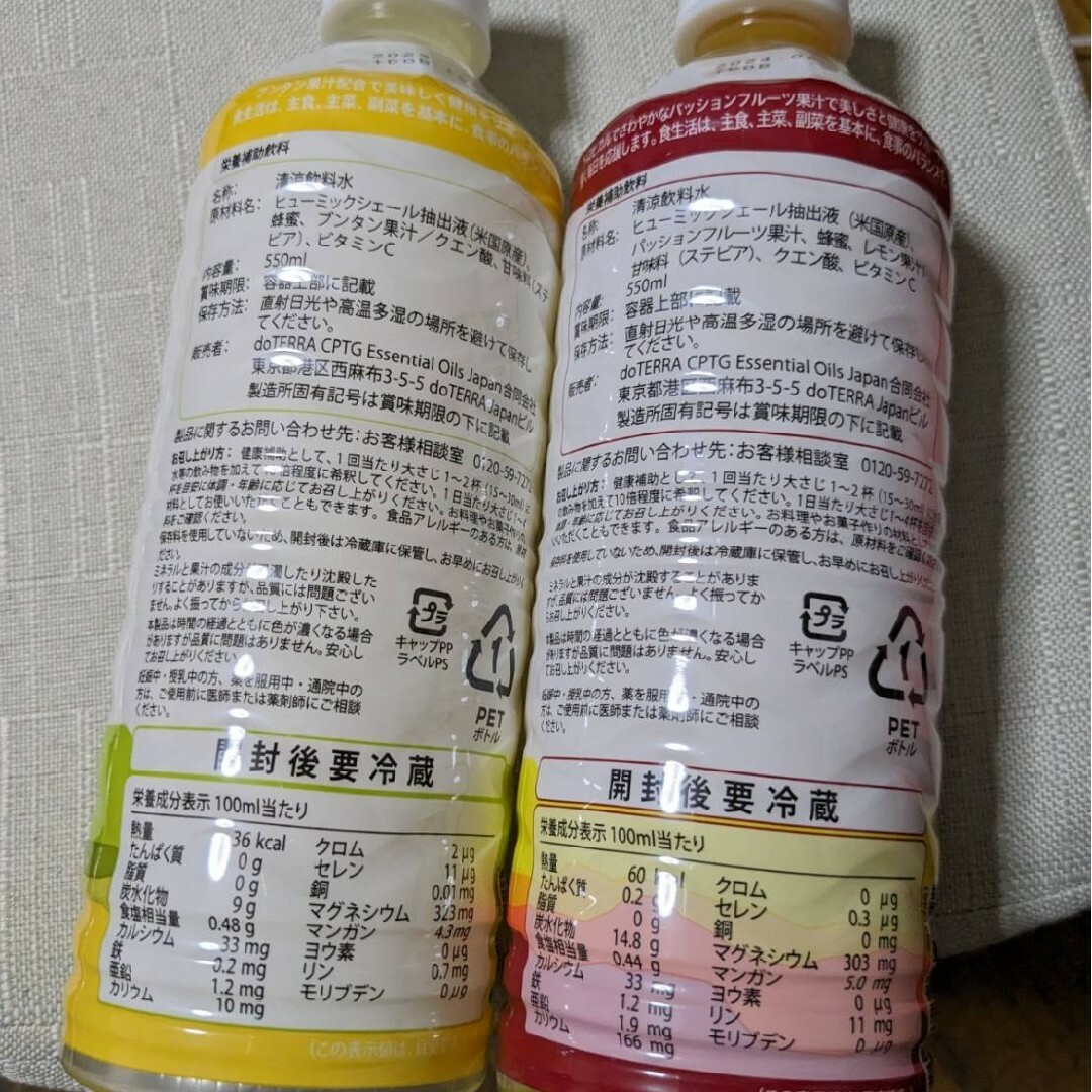 doTERRA - doTERRAミネラル パッションフルーツとブンタンの通販 by