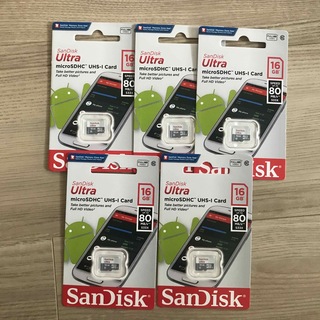 サンディスク(SanDisk)のSanDisk 16GB マイクロSD (5枚)(その他)