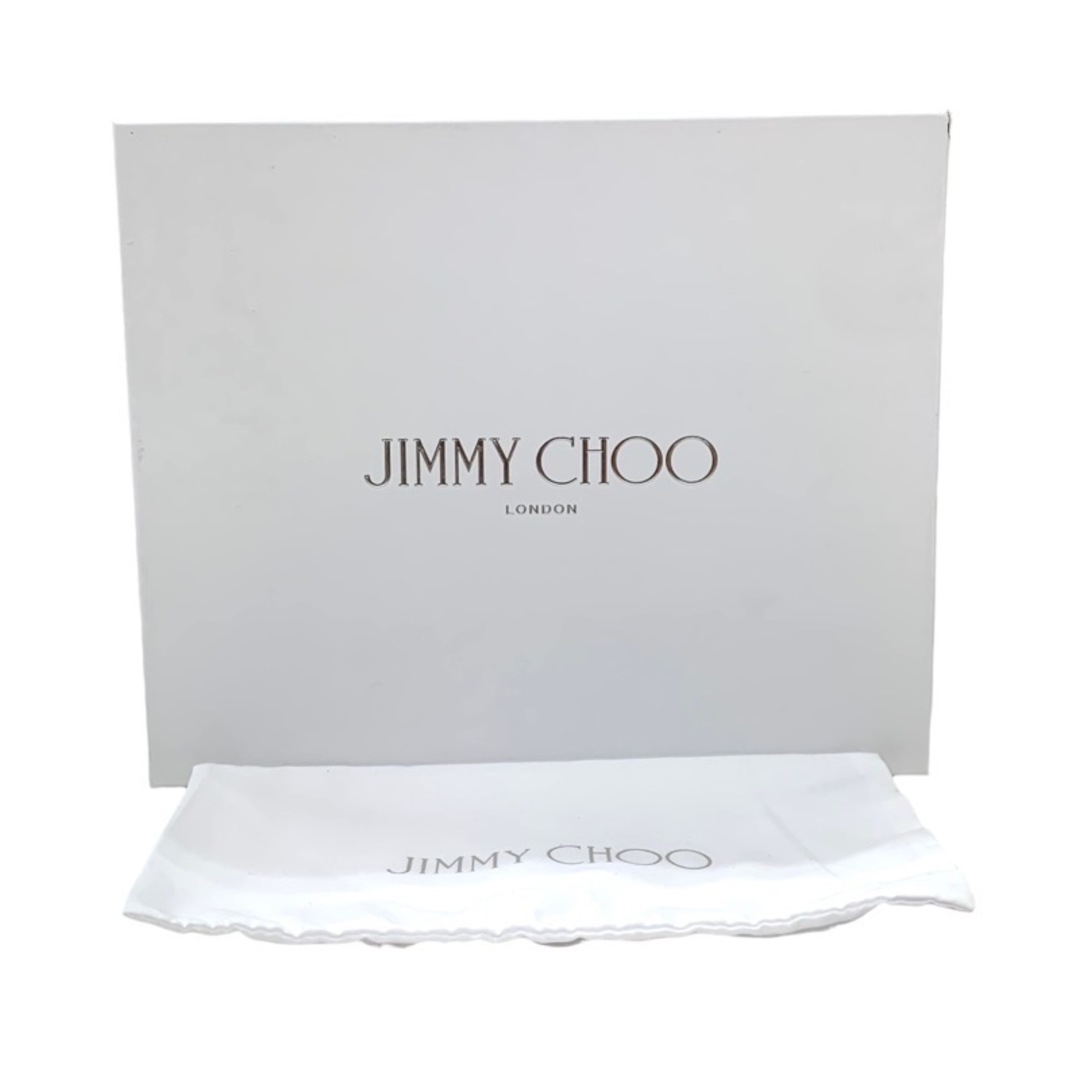 JIMMY CHOO(ジミーチュウ)の未使用 ジミーチュウ JIMMY CHOO ダイヤモンド スニーカー 靴 シューズ ラメ ロゴ レザー ブラック シルバー レディースの靴/シューズ(スニーカー)の商品写真