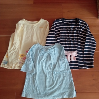 ベルメゾン(ベルメゾン)の長袖Tシャツと五分袖シャツ３枚セット(Tシャツ/カットソー)