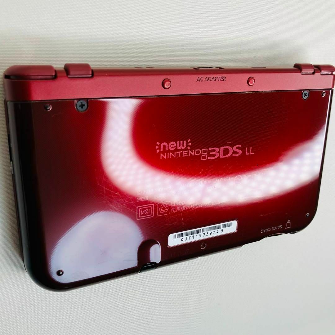 G0003 Newニンテンドー3DS LL メタリックレッド - 携帯用ゲーム機本体