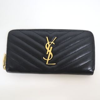 サンローラン(Saint Laurent)の【Saint Laurent】サンローラン ラウンドジップ 長財布 キルティング モノグラム 358094/kt07937md(財布)